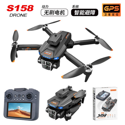 Cross-Border S158Drone remote control with screen brushless motor HD aerial photography GPS Intelligent Positioning Remote Control Drone