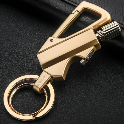 Keychain Lighter(Not Contain Lighter Fluid) ,Permanent Match,Permanent Match Keychains,Reusable Fire Starter Key Ring, Hidden Forever Lighter Keychain,for Outdoor Survival Gift for Men,Mini Waterproof Lighters