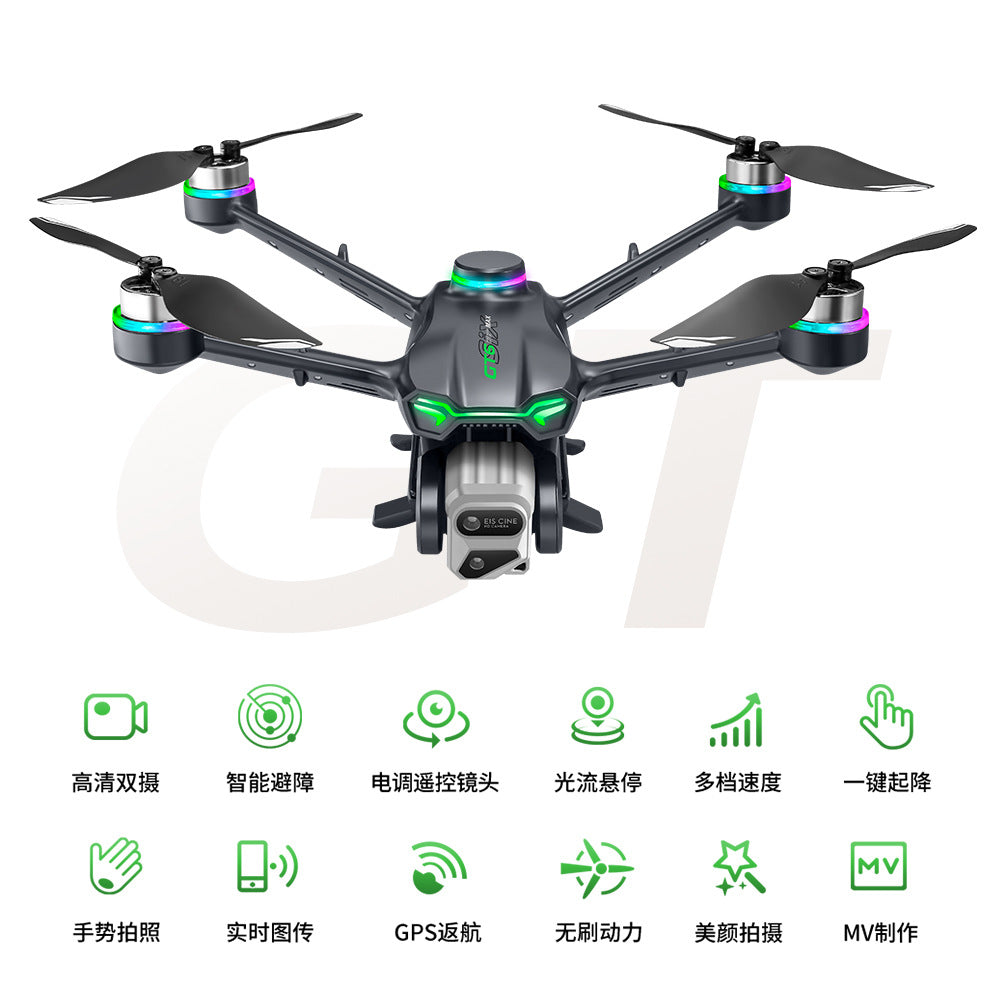 Cross-Border New Products GT6Uav GPS Return to Position 5G Image Transmission Brushless Optical Flow Obstacle Avoidance Remote Control Aircraft Wholesale