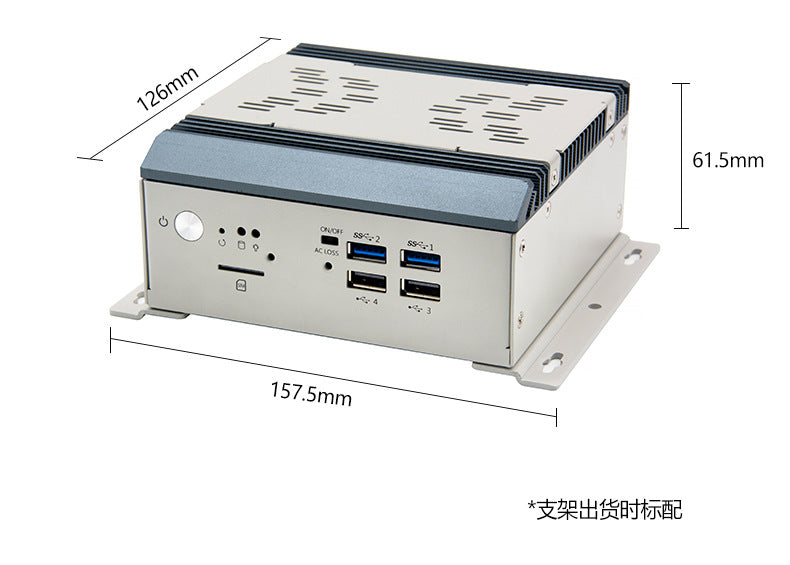 Industrial Control P2150S-H Dual Network 2 Serial Dual HDMI Mini Industrial Computer Host Micro J6412 Industrial PC