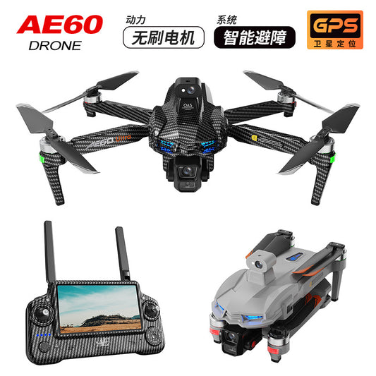 AE60High-definition professional aerial photography drone with touchscreen, digital image transmission, automatic return, and airdrop capability GPS Remote control aircraft