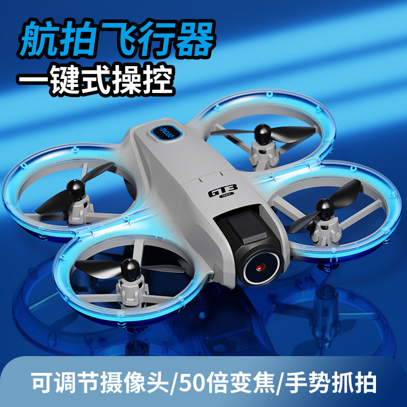 Cross-Border GT3Drone Remote Control with Screen Optical Flow Positioning Electric Lens Quadcopter Remote Control Aircraft Toy