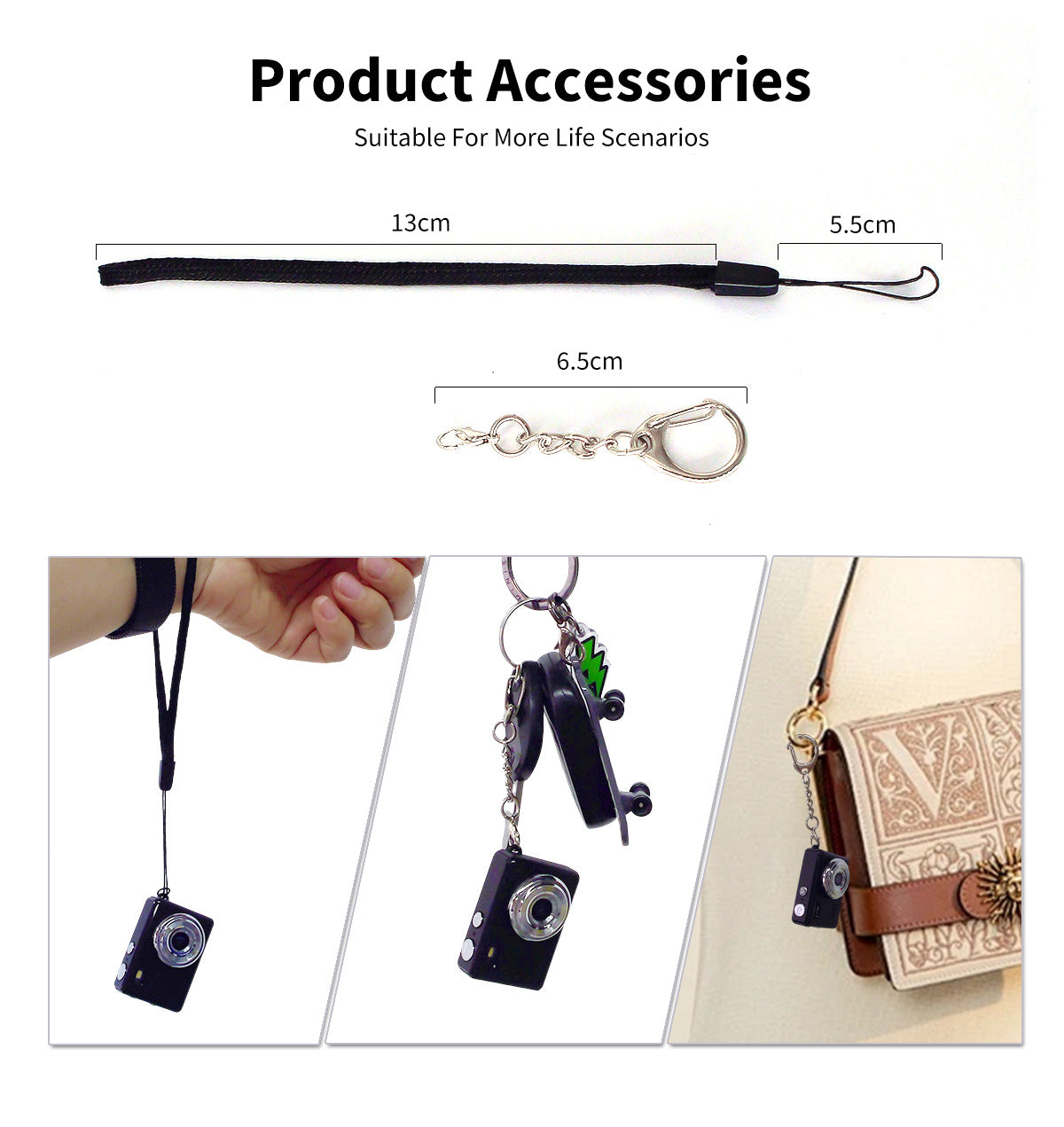 Cross-border New Small Digital Camera Photo Video Thumb Camera Cycling Climbing Pet Recording Mini Camera