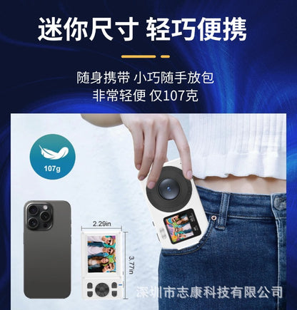 Cross-Border4K HD Student Digital Camera Small Dual Screen Home Travel Portable Entry-Level Children's Digital Camera