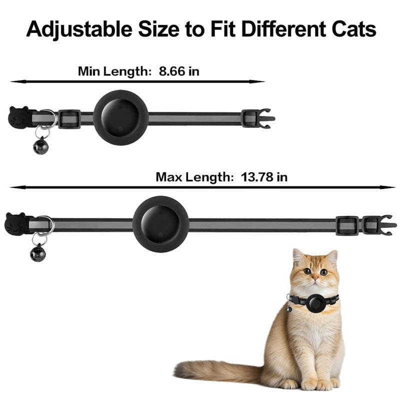 Pet Cat Locator Collar Suitable for iOS Waterproof Apple Find My Tracker Collar