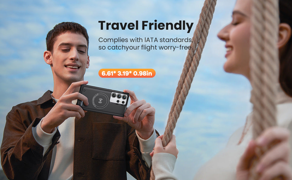 Cross-border Amazon Back Clip Battery Compatible with Samsung s25ultra/24/23/22p Wireless Back Clip Power Bank