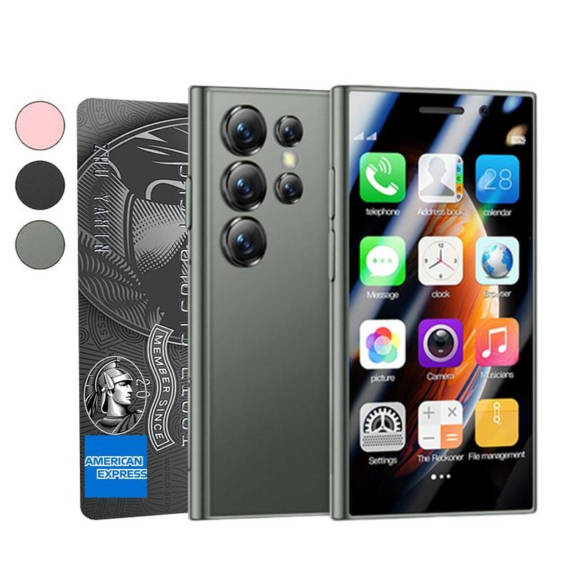 3 Inch Ultra-thin Smart Phone, Android 9.0 2GB RAM 16GB ROM Unlocked Smartphone with 5MP Camera, GPS Bluetooth-compatible 4 Core Smart Cellphone with Phone Case, Cell Phone Gifts for Mom, Android Phone