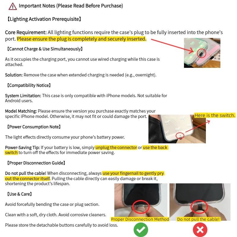 Vibrant LED Bowknot Phone Case, Compatible with iPhone 11/12/13/14/15/16/17 Pro/Pro Max/Plus, Stylish Protective Cover, Unique Design for Daily Use, Protective Casing