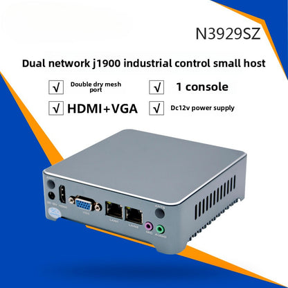 Industrial Control N39 Mini-Host Dual Gigabit Network Port Industrial Control Machine Small Host Quad-Core J1900 Thin Client