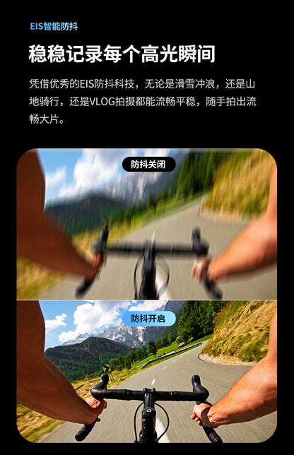 Cross-border new arrival4k Waterproof action camera with anti-shake dual screen HD wifi Outdoor shooting cycling diving camera