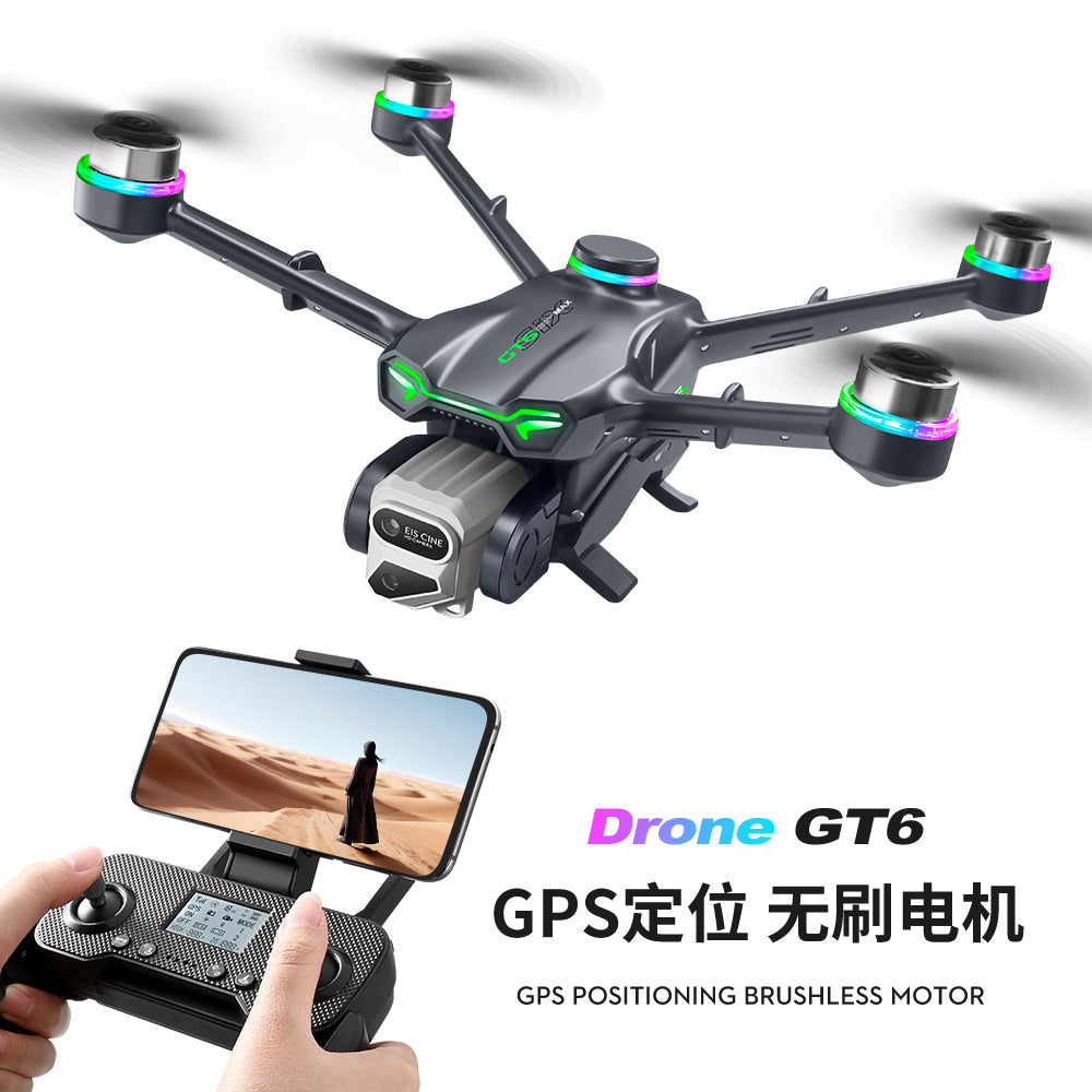 Cross-Border New Products GT6Uav GPS Return to Position 5G Image Transmission Brushless Optical Flow Obstacle Avoidance Remote Control Aircraft Wholesale
