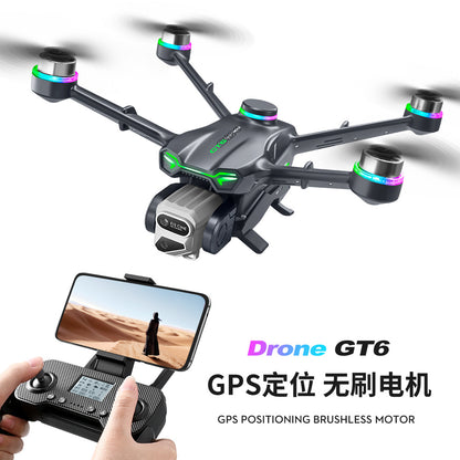 Cross-Border New Products GT6Uav GPS Return to Position 5G Image Transmission Brushless Optical Flow Obstacle Avoidance Remote Control Aircraft Wholesale