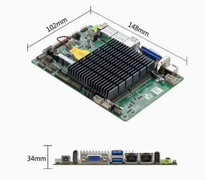 J6412 3.5 inch Motherboard 3.5" SBC IPC Mainboard industrial with Elkhart Lake Celeron Quad Core DC-12V 6COM 2 x 2.5GbE LAN,