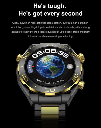 2025 NEW Extraordinary Master Smart Watch Men AMOLEDHD Screen GPS Bluetooth Call for lP68 Waterproof Watches Blood Sugar Wearable Monitor