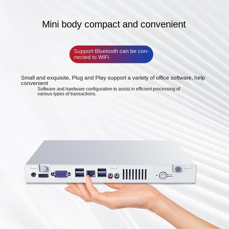 Computer host brand new Mini desktop office gaming small portable mini case micro computer