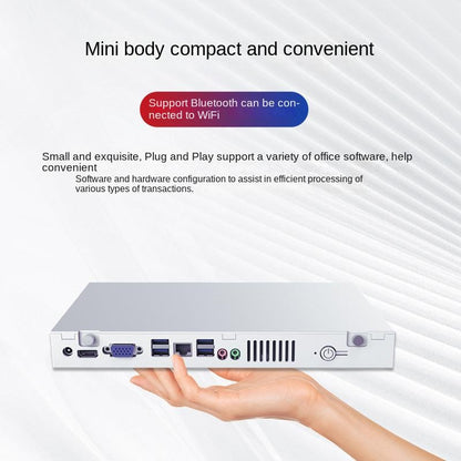 Computer host brand new Mini desktop office gaming small portable mini case micro computer