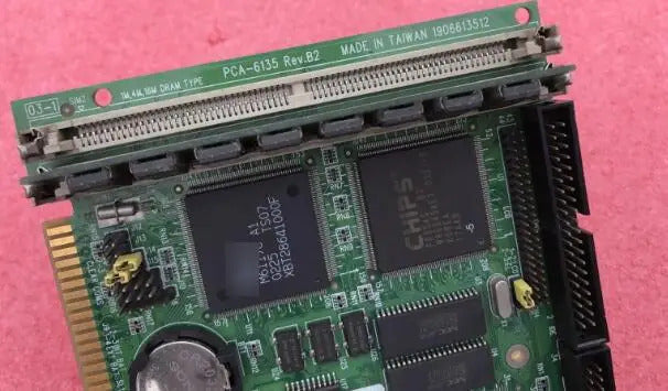 PCA-6135 Rev.B2 100% OK Original IPC Board ISA Slot Industrial motherboard Half-Size CPU Card PICMG10 With CPU RAM