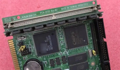 PCA-6135 Rev.B2 100% OK Original IPC Board ISA Slot Industrial motherboard Half-Size CPU Card PICMG10 With CPU RAM
