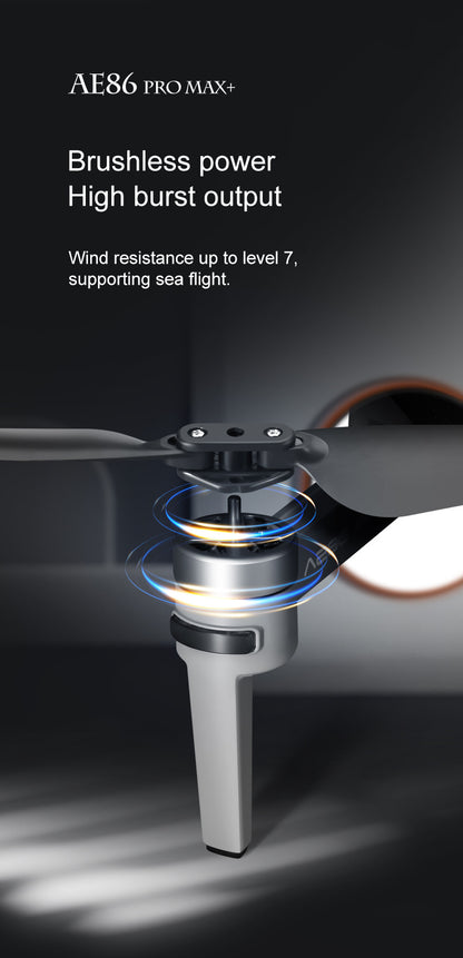 AE86+Digital image transmission with touchscreen obstacle avoidance HD professional aerial photography drone automatic return GPS Remote control aircraft