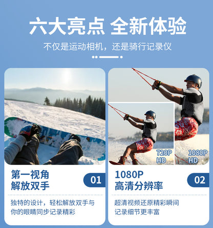 Thumb Action Camera Outdoor Cycling Recorder Action Camera1080p Long Battery Life Phone WIFI Interconnection