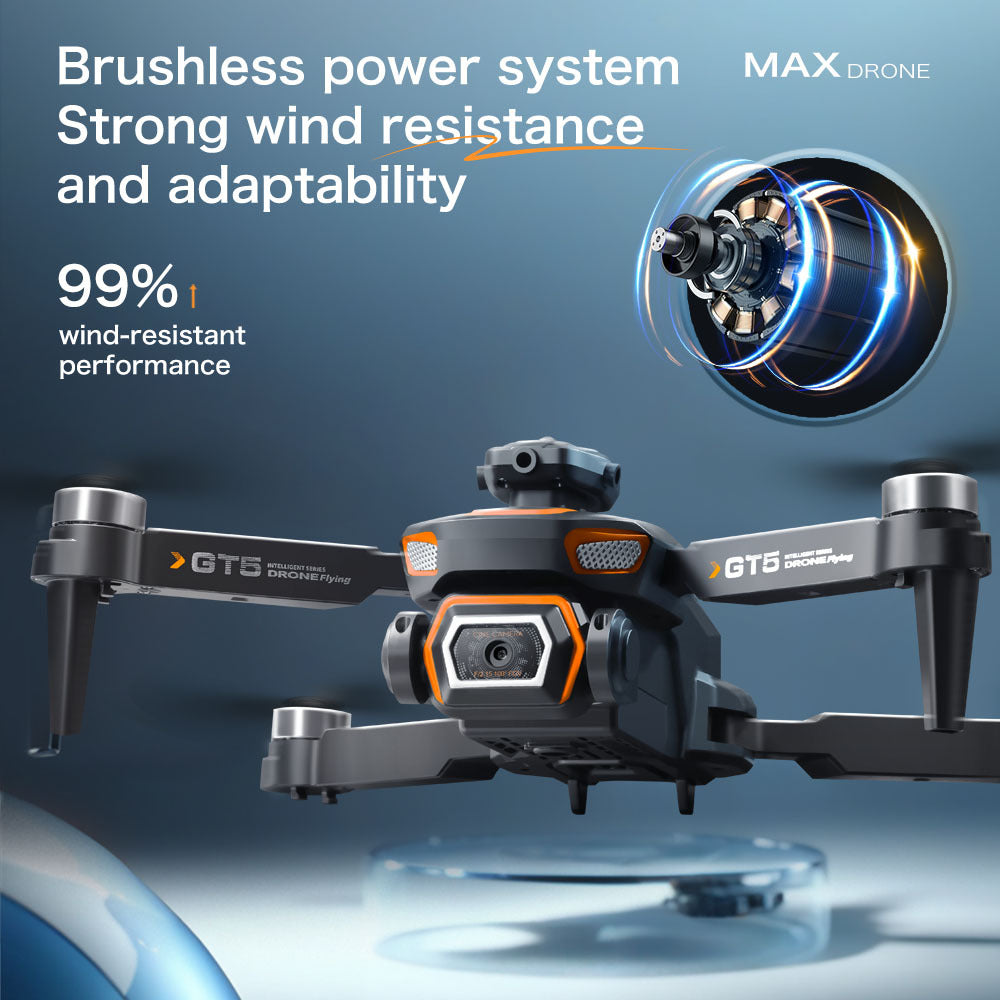 Cross-Border GT5MAX Drone with screen control, optical flow positioning, quadcopter with brushless motor, remote control airplane toy