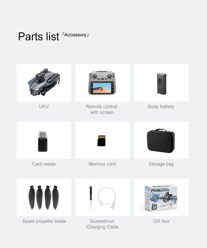 Cross-Border K18 MAX Drone with screen control brushless motor for high-definition aerial photography GPS Intelligent Positioning Remote Control Drone