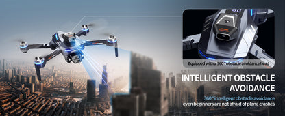 Cross-border Drone GT8Three-Camera Aerial Photography Four-Axis Flight Power Display Over-Distance Reminder Remote Control Toy Airplane