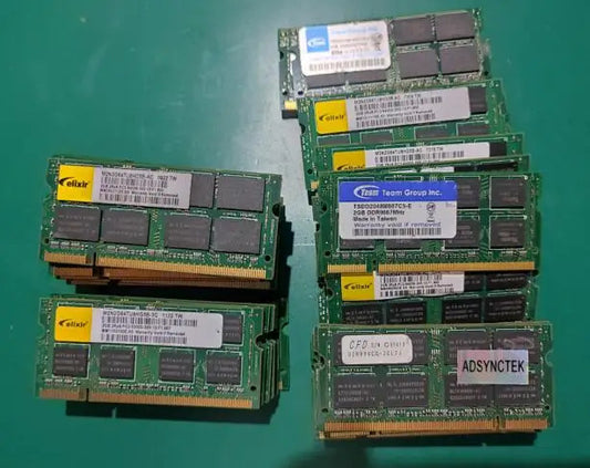 2G DDR2 Memory 200Pin SODIMM PC2-5300S PC2-6400S 533MHz 667MHz 2GB RAM SO-DIMM For Laptop Notebook Industrial Mainboard