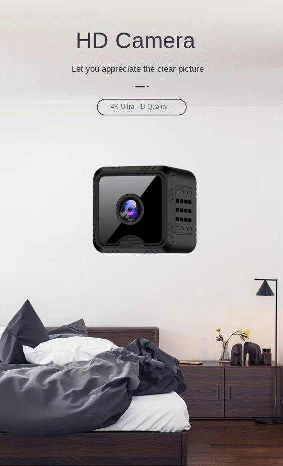 HD Small Square Camera Wireless Remote Network Intelligent Monitoring Camera Home Security WiFi Video Recorder