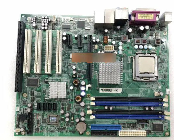 MB886F-R 100% OK Original ATX Motherboard IPC Mainboard MB886F Industrial PCI ISA PCIE With CPU RAM