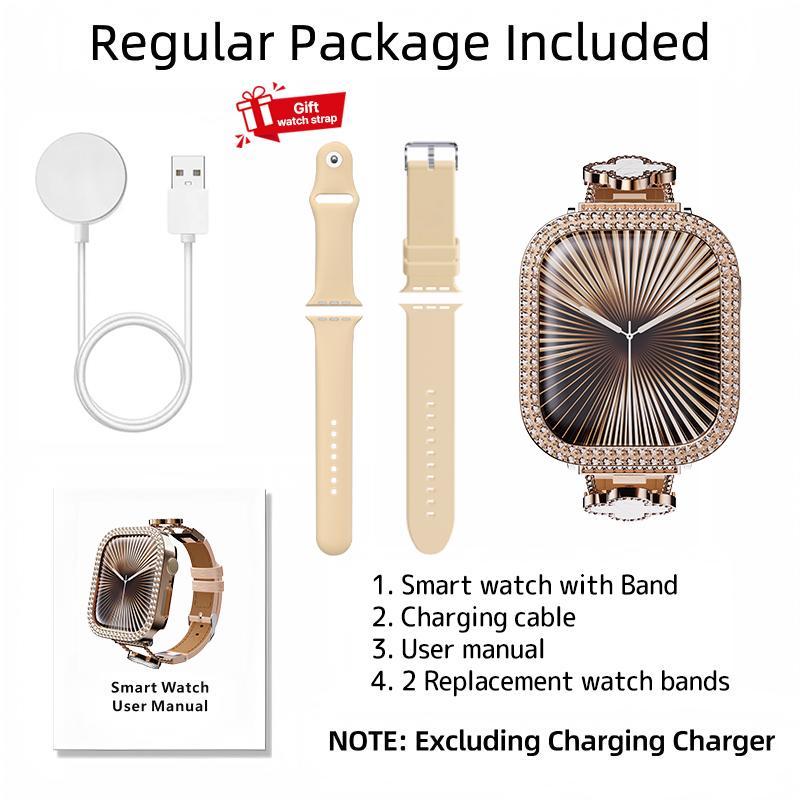 2025 Fashion Smart Watches for Women, Touch Screen Watch, Answer/Make Calls/100+ Sports Modes/Message Reminder, DIY Watch Dials, Wearable Devices, Smart Watches for iPhone/Andriod, Gift for Wife, Girl Friend