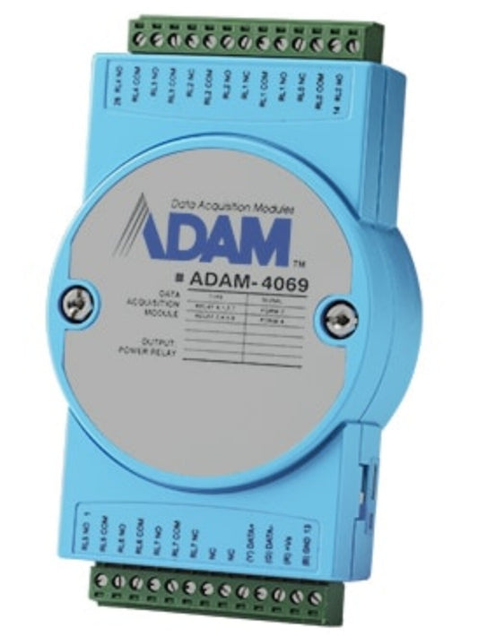 ADAM-4069-AE/B 8 Channel Power Relay Output Module Alarm System Automation Control