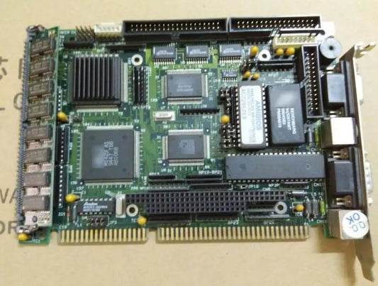 ASC-TI486 100% OK Original IPC Board ISA Slot Industrial motherboard Half-Size CPU Card PICMG1.0 With CPU RAM