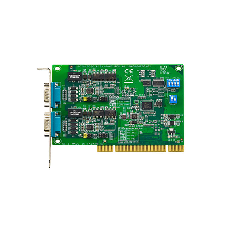 PCI-1602C/1602B Industrial Communication Card 2 Ports RS-232/485 Including Isolation PCI Communication Card