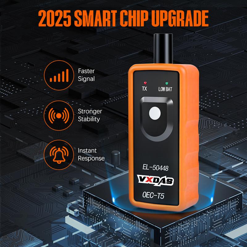 VXDAS EL-50448 TPMS Relearn Tool for GM Tire Sensor TPMS Reset Tool Tire Pressure Monitor system Activation Tool OEC-T5 for GM Buick/Chevy/Cadillac Series Vehicles 2023 Edition TikTokShopBlackFriday