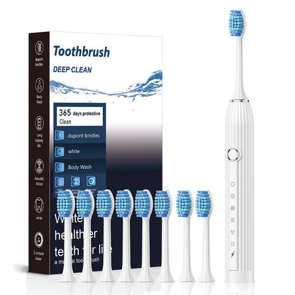 USB Rechargeable Full Body Waterproof Toothbrush DuPont Hair Toothbrush Adult Sonic Magnetic Suspension Electric Toothbrush