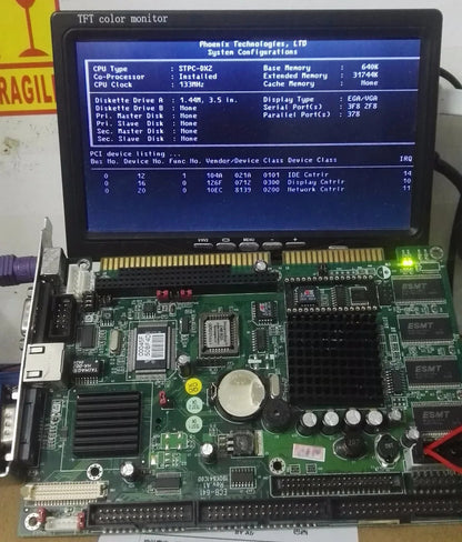 ECB-641 REV: A1 New Original IPC Board ECB 641 ISA Slot Industrial motherboard Half-Size CPU Card PICMG10 Onboard CPU RAM LVDS