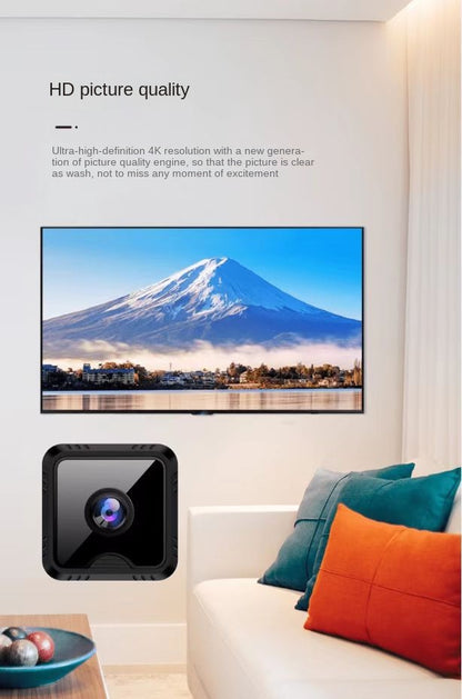 HD Small Square Camera Wireless Remote Network Intelligent Monitoring Camera Home Security WiFi Video Recorder