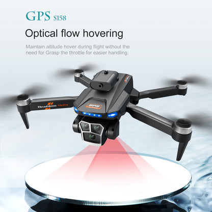 Cross-Border S158Uav GPS Positioning Brushless Motor HD Dual Camera Aerial Photography Obstacle Avoidance Remote Control Aircraft Drone