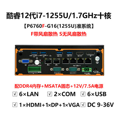 Industrial Control P6760F-G16 High-Performance Vision Industrial Computer 11/12 Gen i7 i5 i3 Industrial PC Host