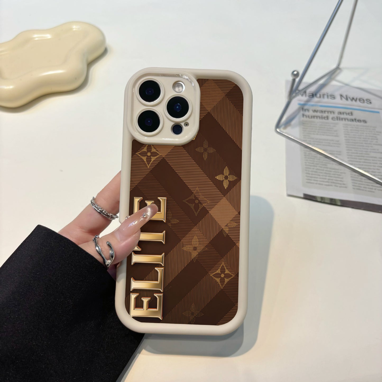 Suitable for diamond grit iPhone17promax iPhone Case161513111214TPU Custom Soft Cross-Border