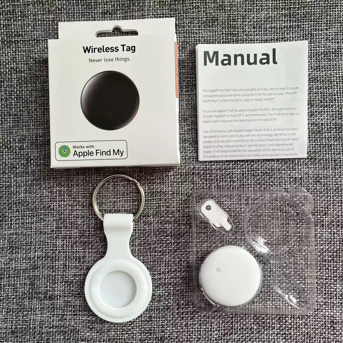 Wireless Tag Suitable for Apple Find My Vehicle-mounted locator GPS Tracker and Finder Only iOS