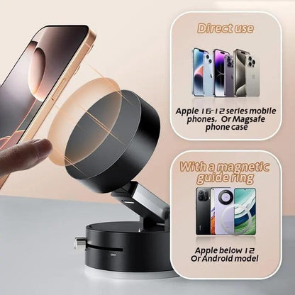 360° Rotatable Car Phone Holder, Magnetic Car Phone Holders, Suction Cup Car Phone Stand, Universal Car Interior Accessories, Boyfriend Gift, Phone Holder for Car
