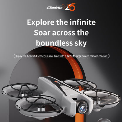 Cross-Border YL05Drone Flying Across Large Screen Without Phone Aerial Photography HD Optical Flow Brushless Toy Airplane