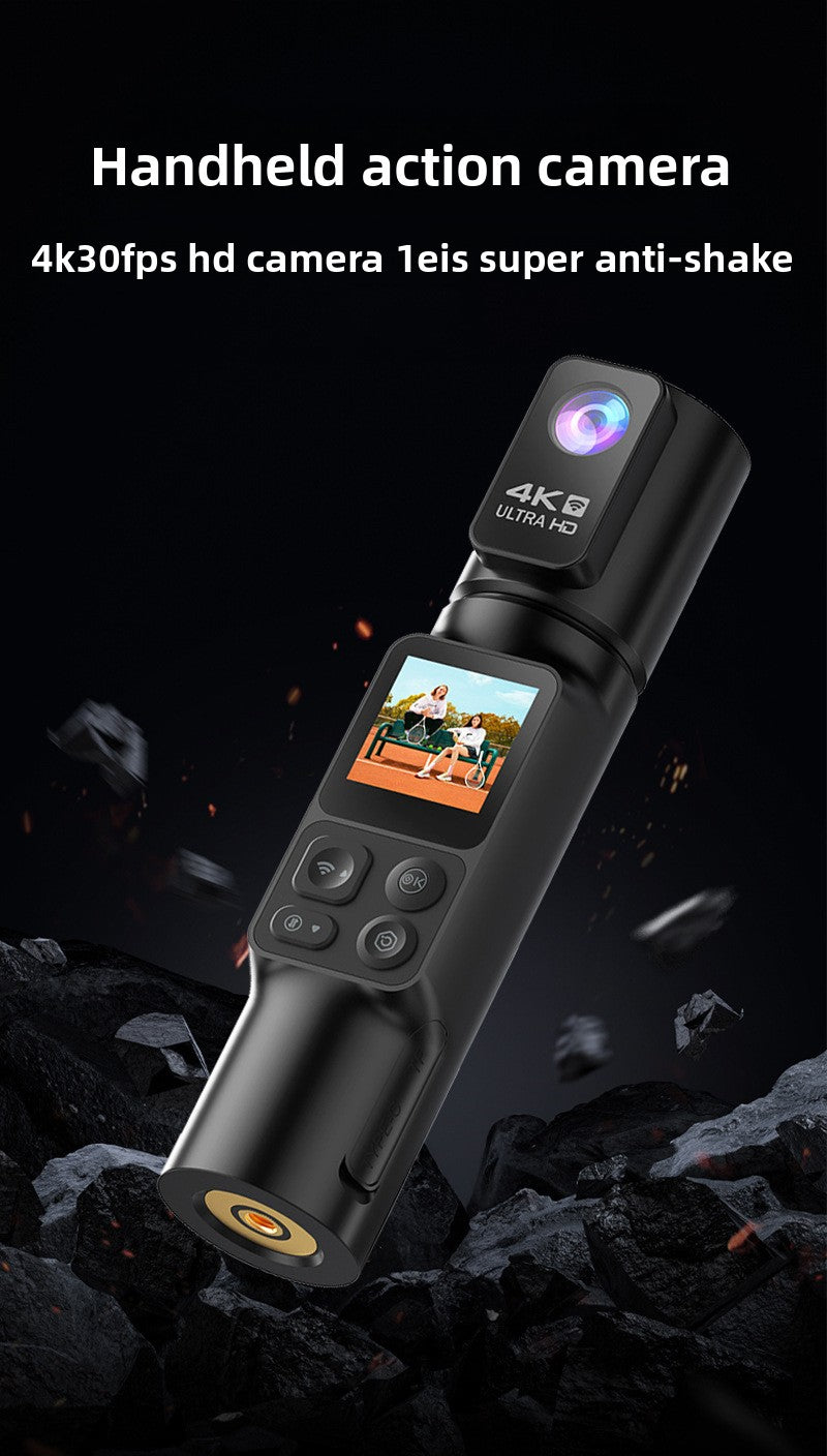 Cross-Border New Handheld Camera 4K Action Camera HD Outdoor Sports Shooting Handheld Vlog Pocket Camera