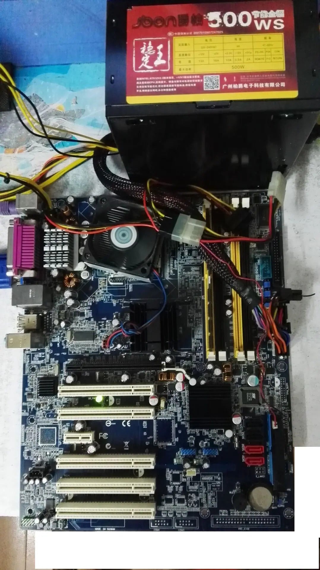 AIMB-763VG 100%OK Original IPC Mainboard AIMB-763VG-00A1E ATX industrial motherboard with CPU RAM VGA 5*PCI 1*LAN IPC Board