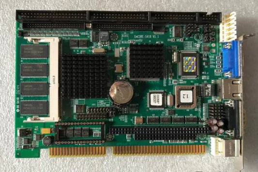 EmCORE-S418 V1.1 100% OK Original IPC ISA Bus Industrial Motherboard Half-Size CPU Card PICMG1.0 PC/104 Mainboard wtih CPU RAM