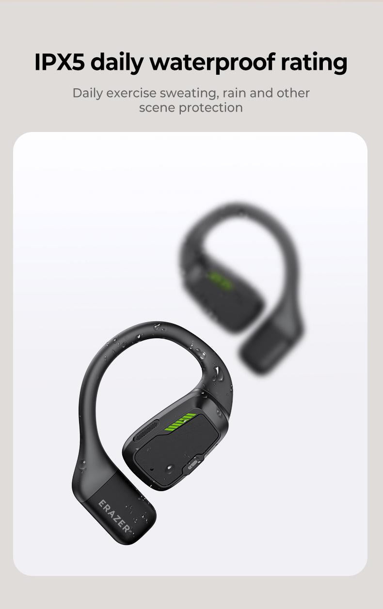 ERAZER XP6 Wireless Earbuds, Bluetooth 5.4 HIFI Sound Quality Bluetooth Headphones, Sports Gaming with Low Latency Earbuds, Touch Control IPX5 Waterproof With microphone Earphones Headsets