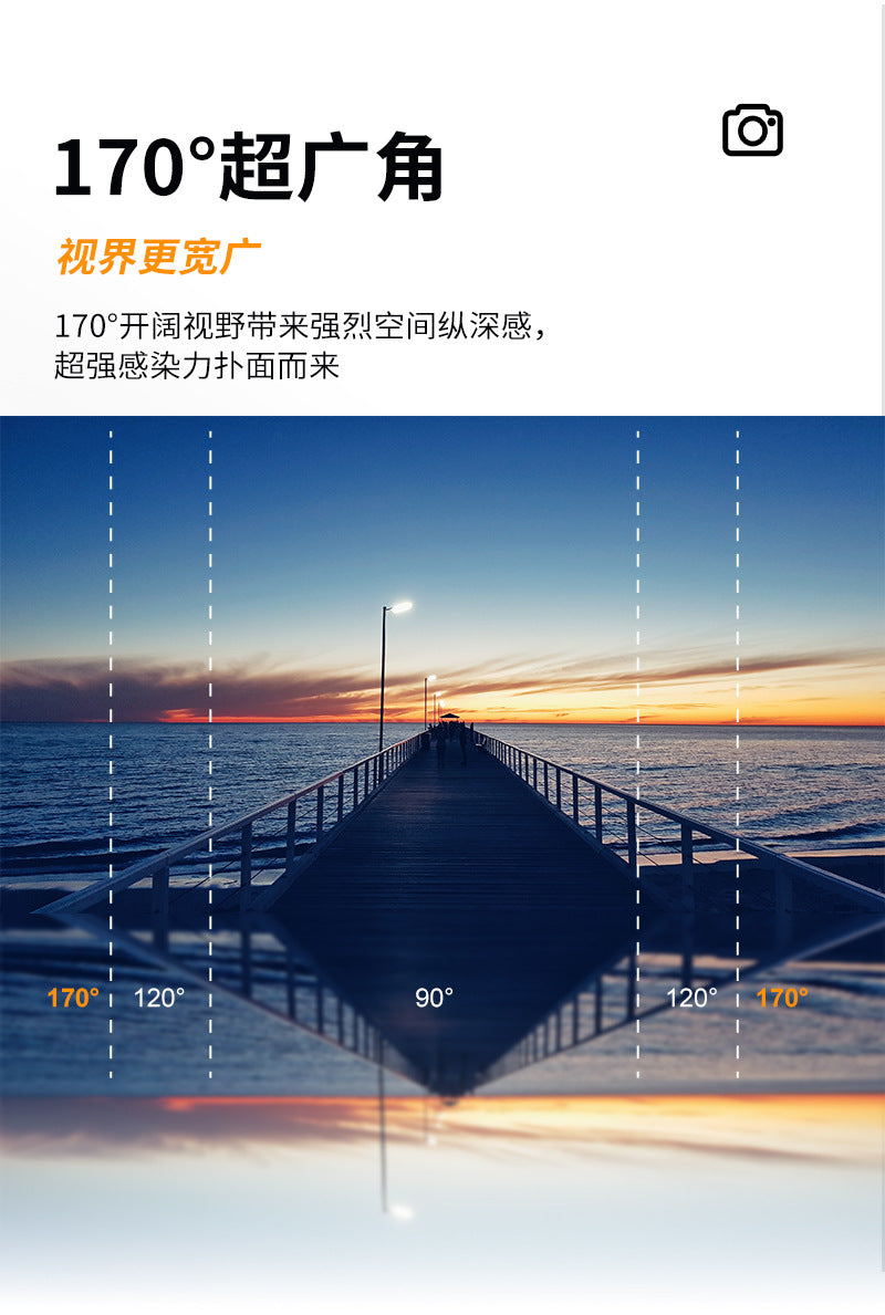 Cross-border new arrival6k Sports Camera Anti-Shake Wireless Shooting Outdoor Cycling Diving Fishing Sports Camera Factory