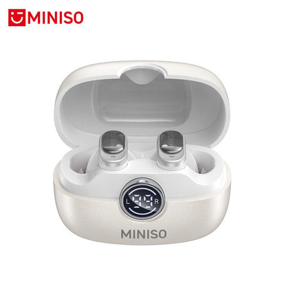 MINISO MS105 Wireless Earbuds Bluetooth 6.0 Earphones, In Ear Earbuds,Waterproof Wireless Earphones, Suitable for Office, Sports, Study and Audio Calls, Built in Microphone, Gaming Bluetooth Headphones